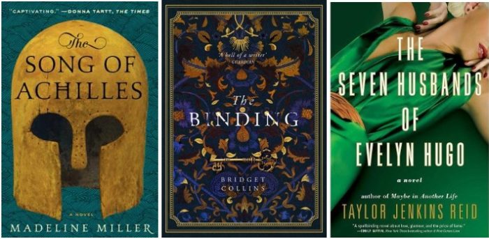 books I read in 2019: song of achilles, the binding, seven husbands of evelyn hugo